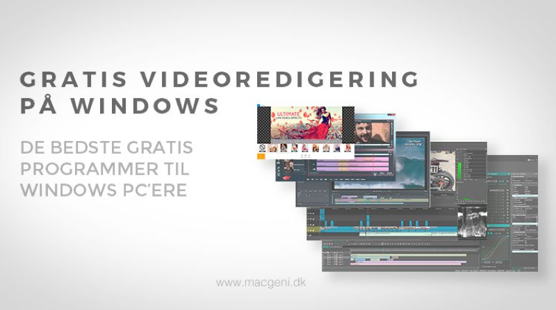 Top 10 Gratis videoredigeringsprogrammer Windows + Online videoredigerings services